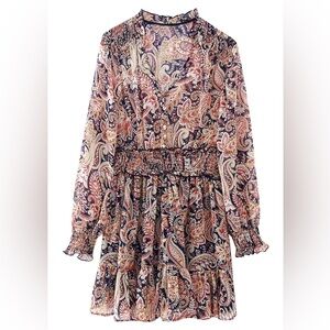 Zara Paisley Mini Dress